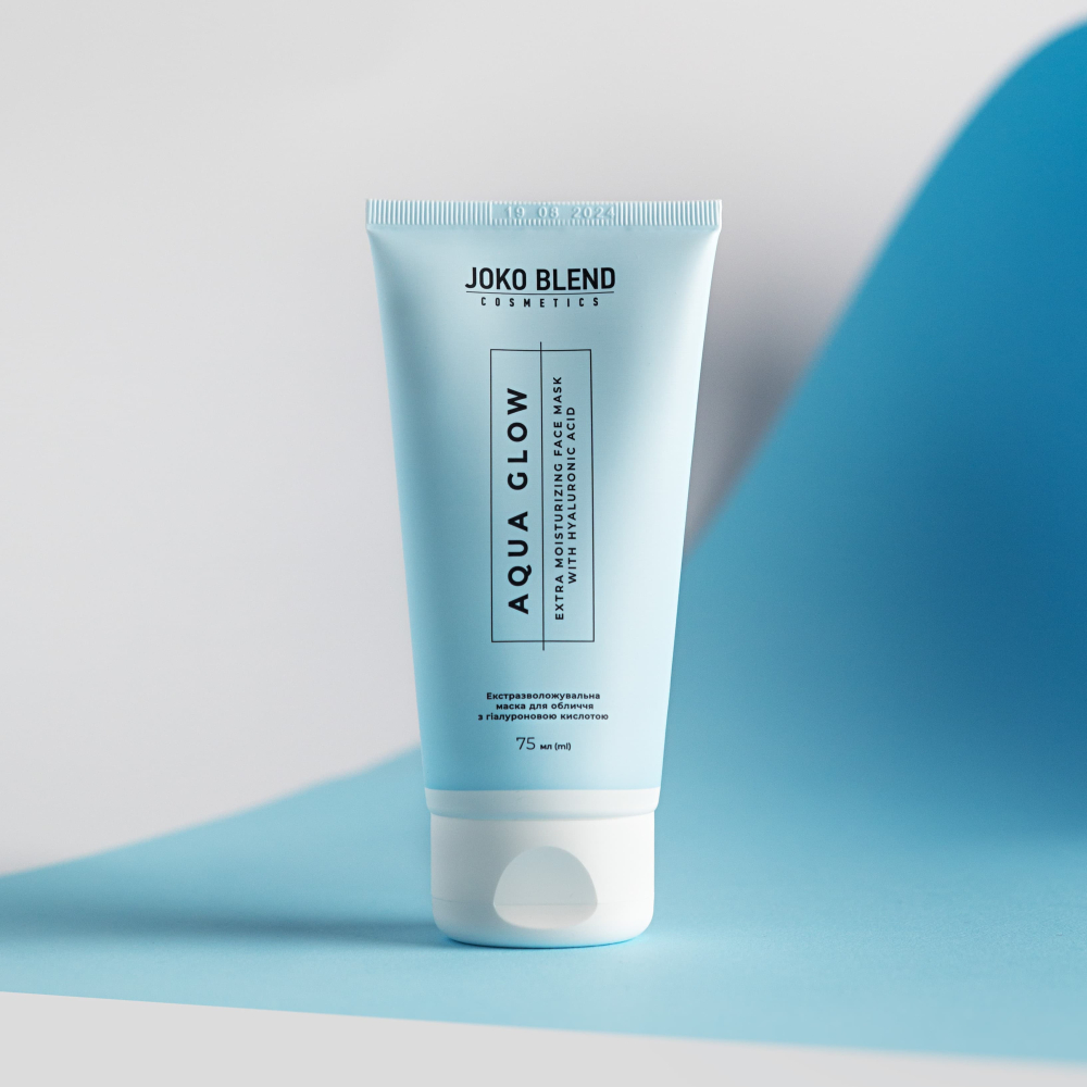 Екстразволожувальна маска для обличчя з гіалуроновою кислотою Aqua Glow Joko Blend 75 мл, 289539 1