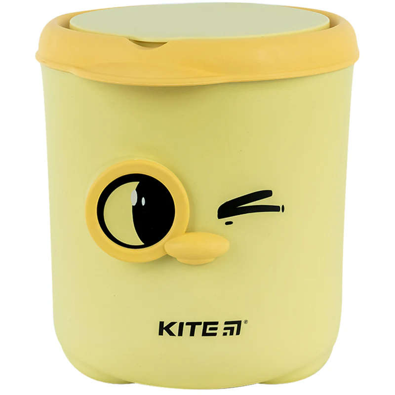 Настільний контейнер для сміття Kite, жовтий, K24-011-2