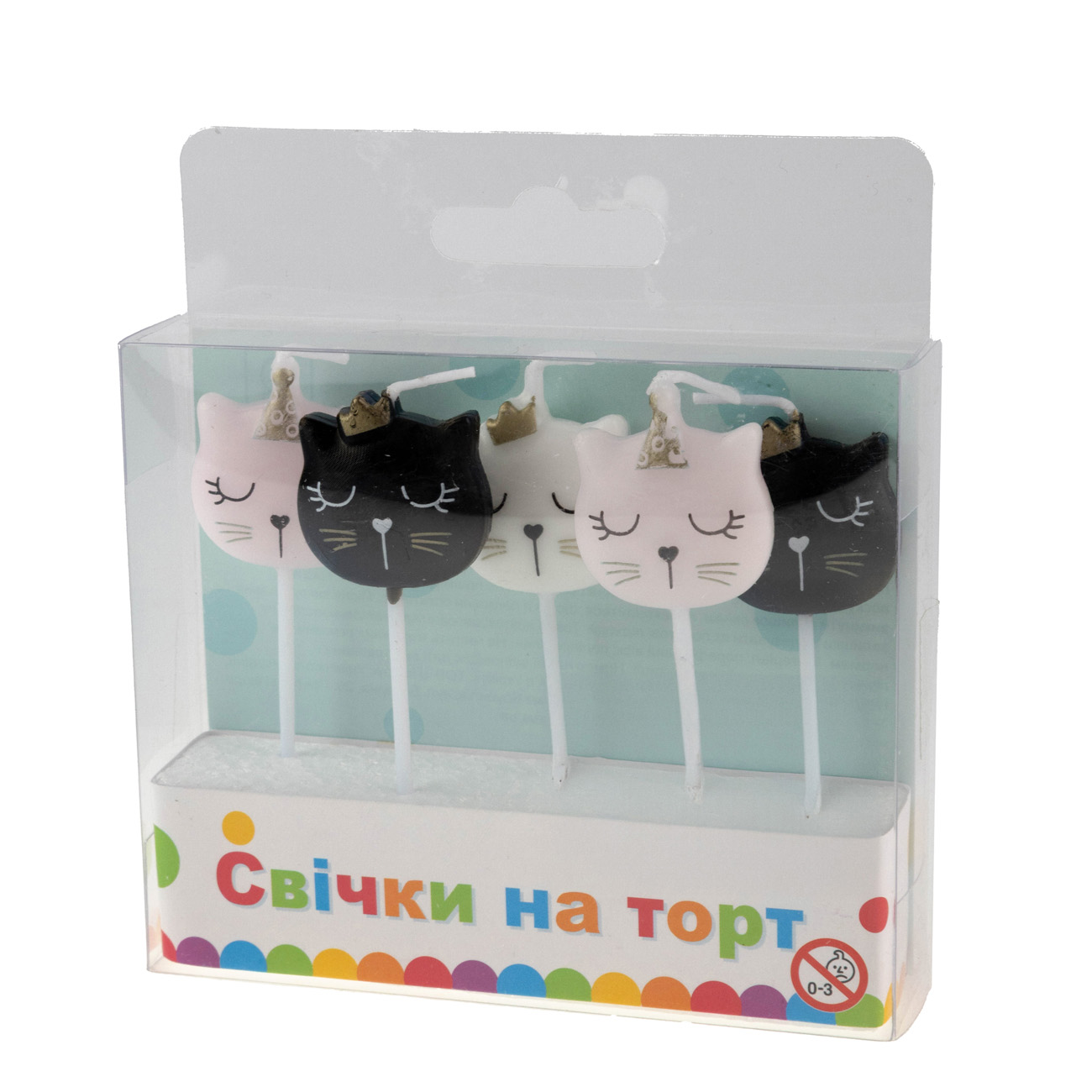 Набір свічок Kittens, 5 шт, MX629242