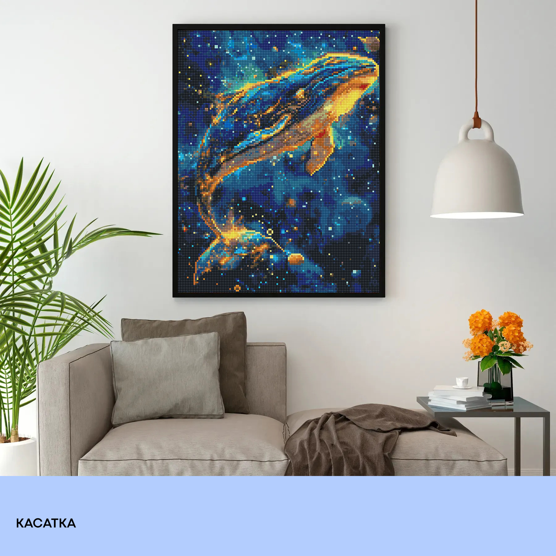 Набір з алмазною мозаїкою "Касатка" 40*50 см, IDEA2-CK6519, ТМ "99IDEAS" 2