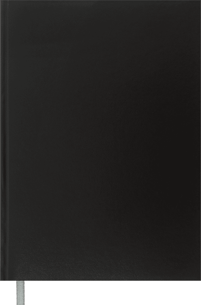 Книга обліку А4 96 арк "Optimal", кл, чорна, бум вініл, BM.24411101-01