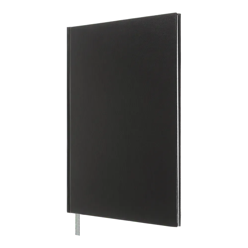Книга обліку А4 96 арк "Optimal", кл, чорна, бум вініл, BM.24411101-01 1