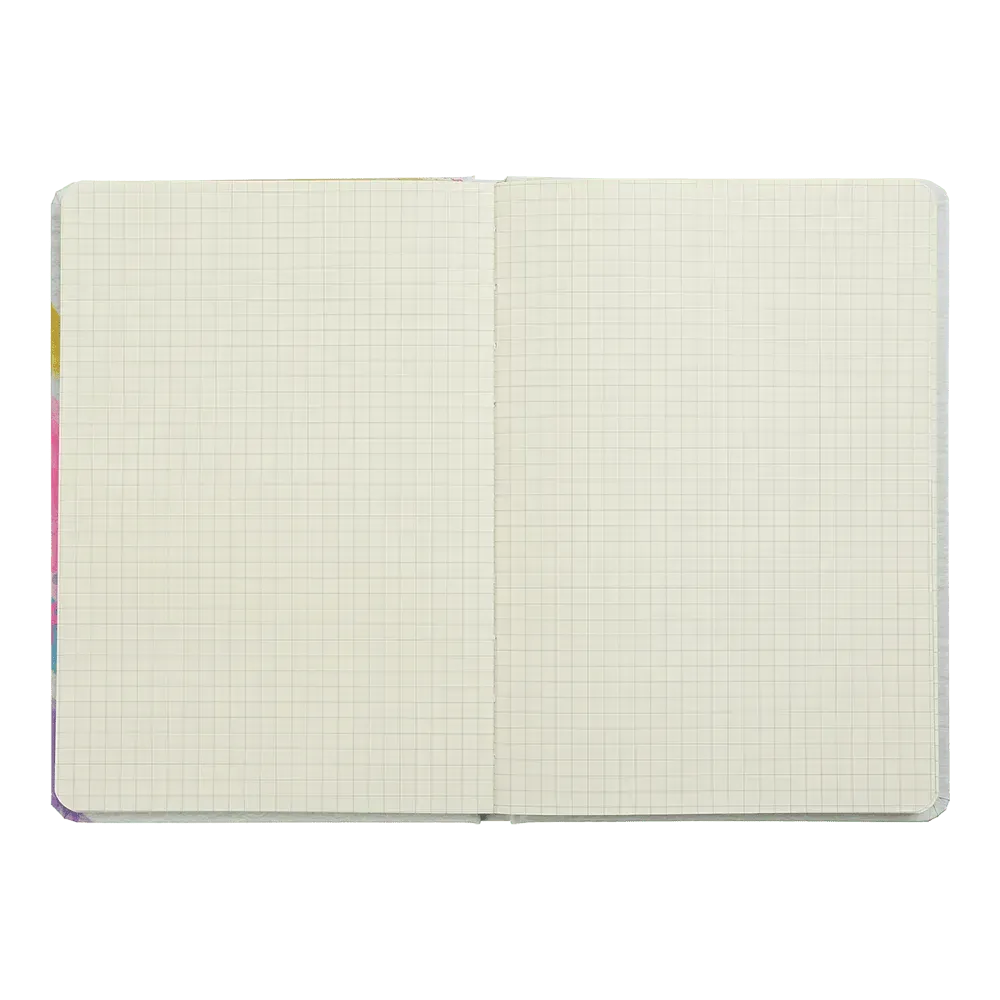 Книжка записна Neon на гумці, А5, 96 арк., кліт., офсет, блакитна, BM.255116-14 1
