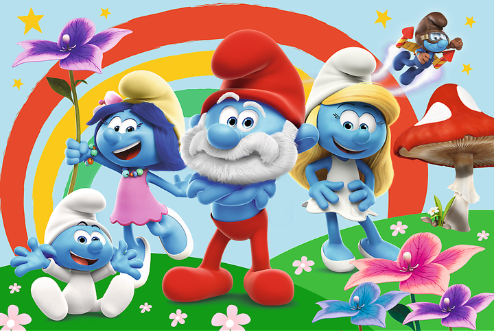 Пазл "24 Maxi" - День смурфа, The Smurfs, 14374, Trefl 1