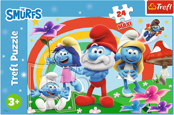 Пазл "24 Maxi" - День смурфа, The Smurfs, 14374, Trefl 2
