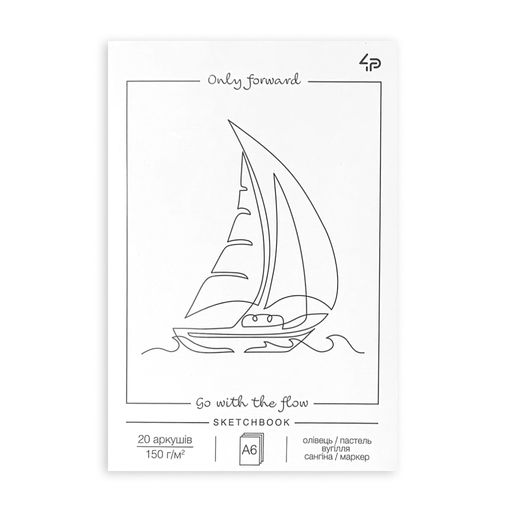 Блокнот "Line sketchbook" two, А6, TM 4Profi, 71560
