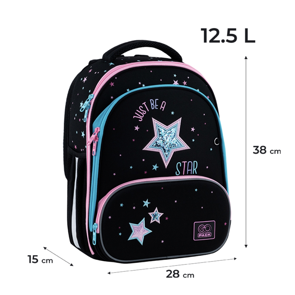 Рюкзак GoPack Education каркасний 597M-1 Be A Star, GO25-597M-1 1
