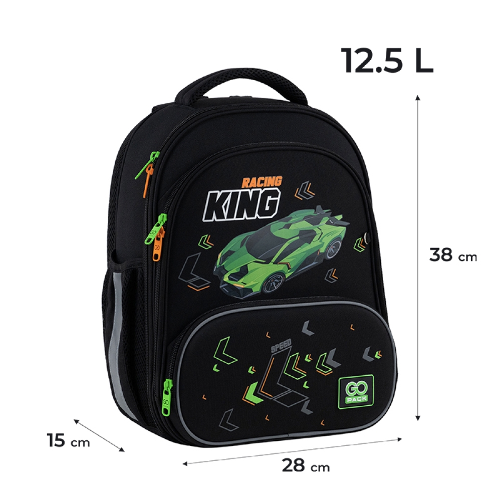 Рюкзак GoPack Education каркасний 597M-5 Rasing King, GO25-597M-5 1