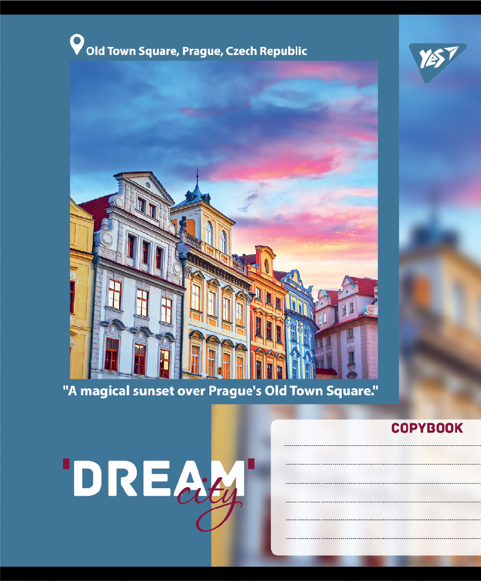 Тетрадь 96 кл. Yes "Dream City", 767707 2