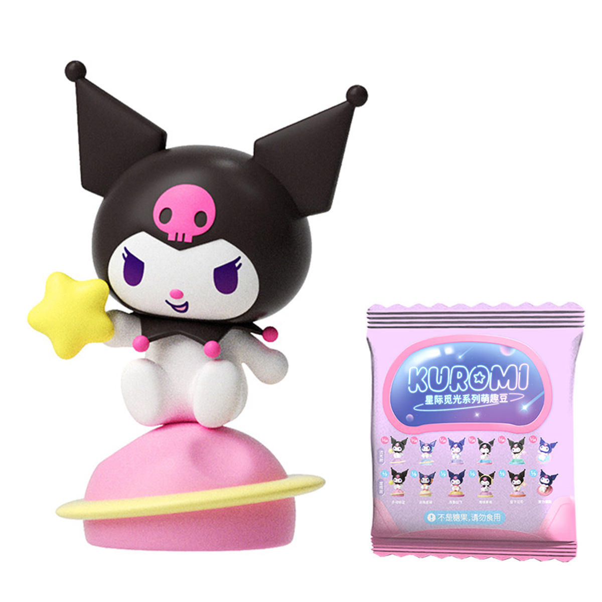 Фигурка-сюрприз Pop Top Kuromi – Галактические Приключения (свет, в асс.), 23MQD-033 1