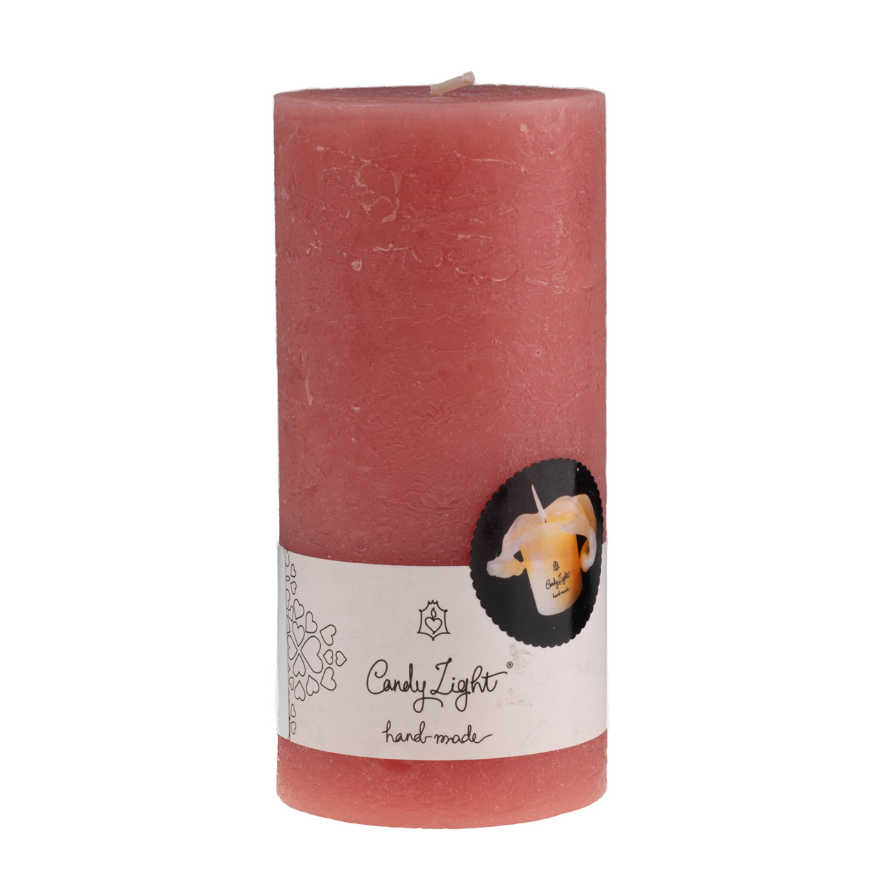 Свічка 7*15 см, кораловий, С07*15/1-2.6, Candy Light