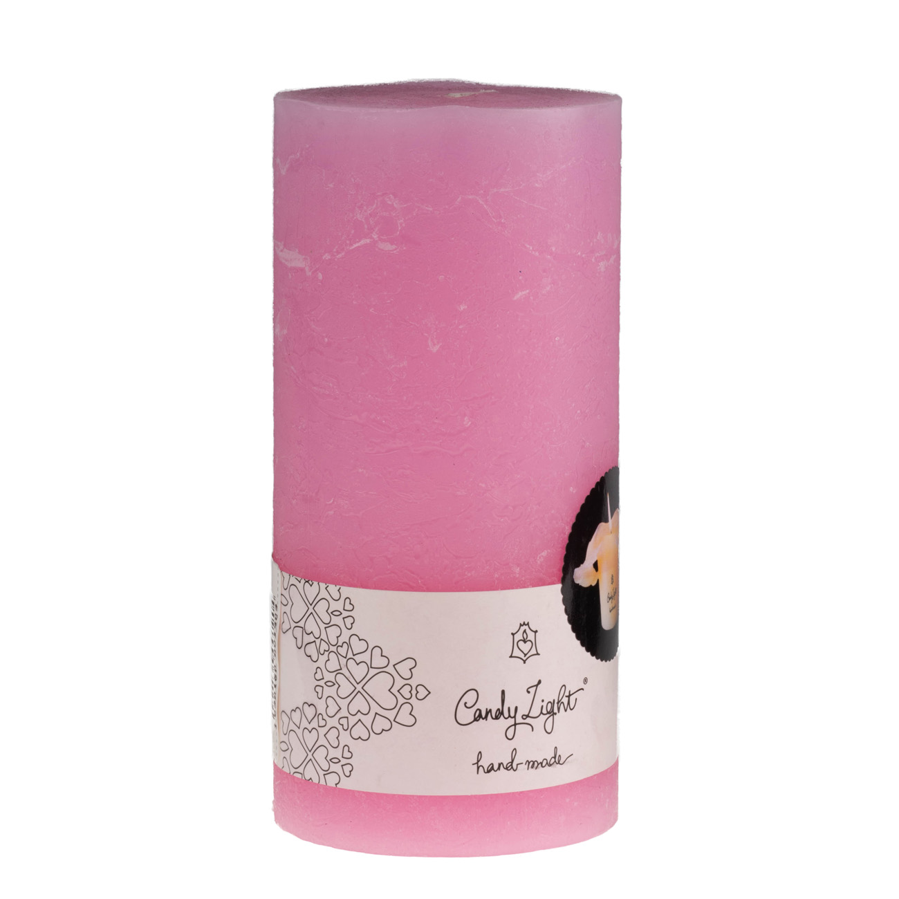 Свічка 7*15 см, рожевий, С07*15/1-3.7, Candy Light
