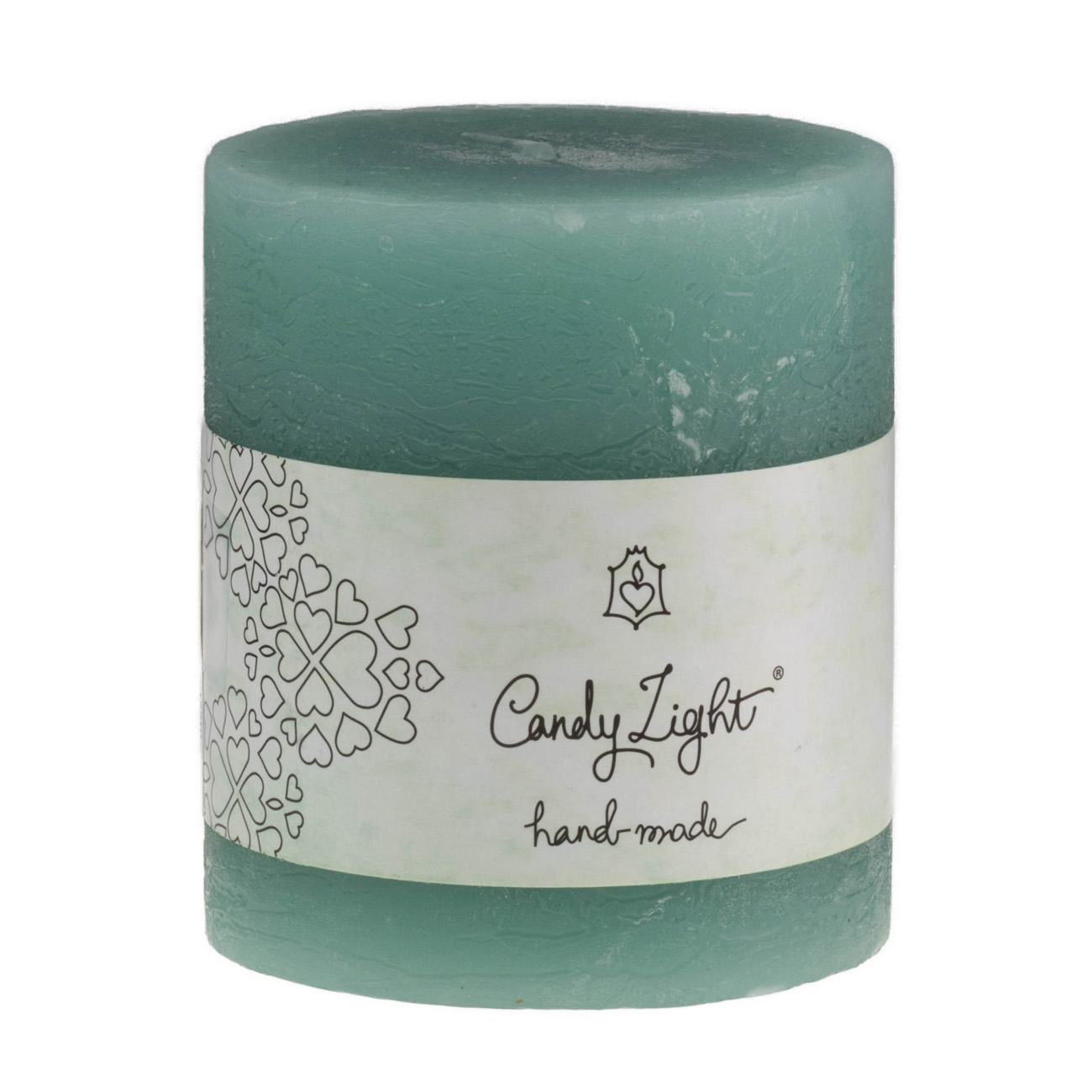 Свічка 7*8 см, зелено-блакитний, С07*08/1-6.1, Candy Light