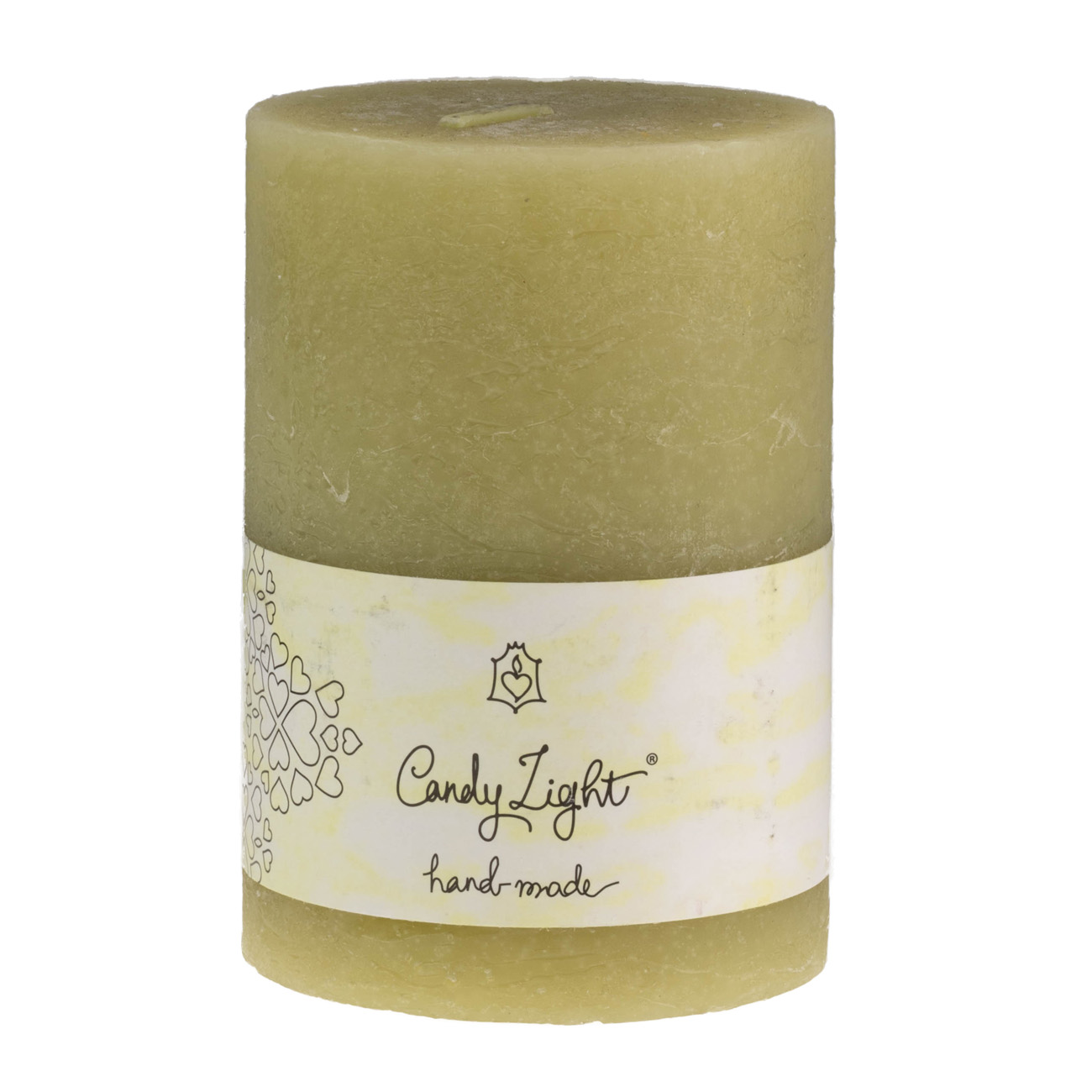 Свічка 7*10 см, оливковий, С07*10/1-6.8, Candy Light