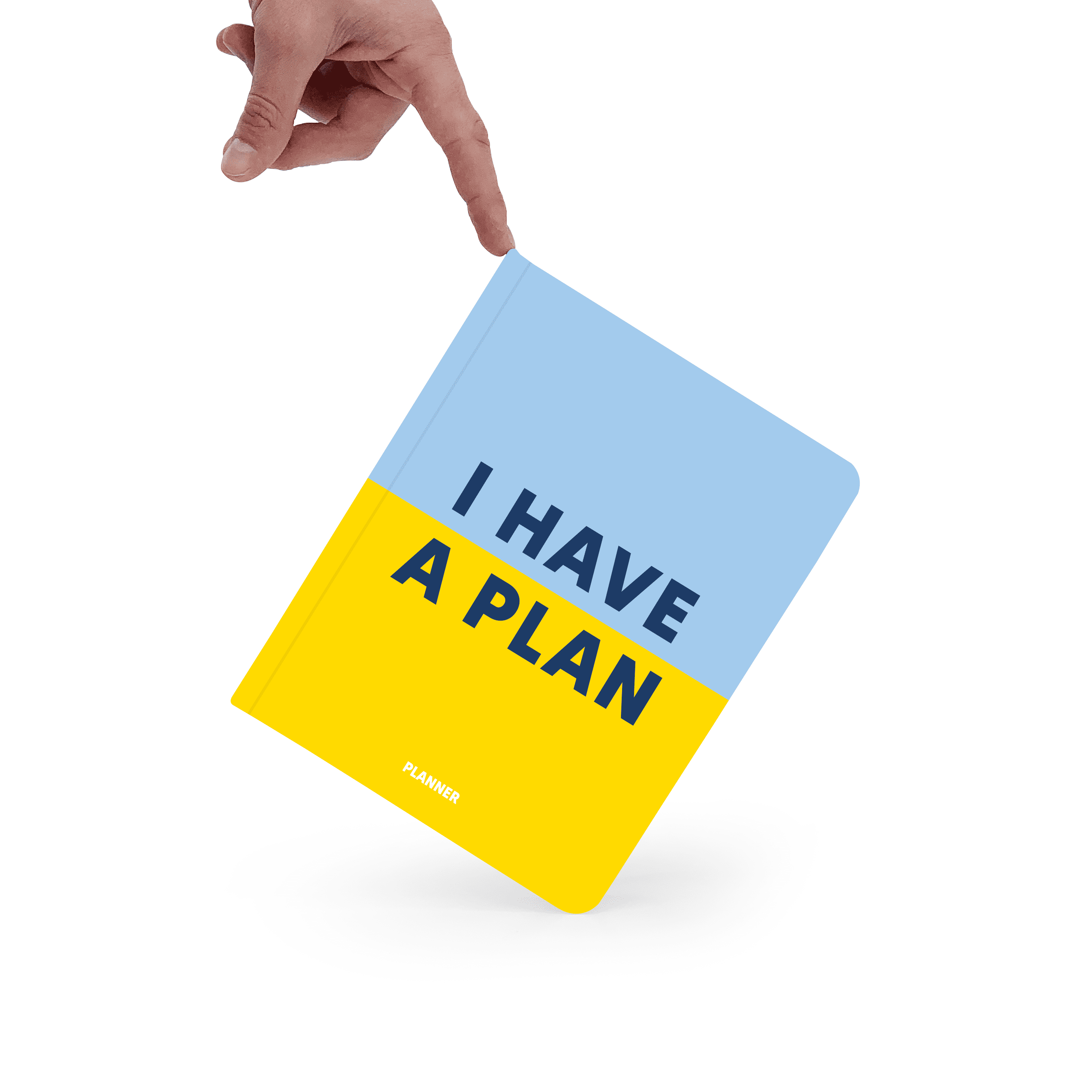 Блокнот для планирования "I HAVE A PLAN" голубовато-желтый, orner-2051 3