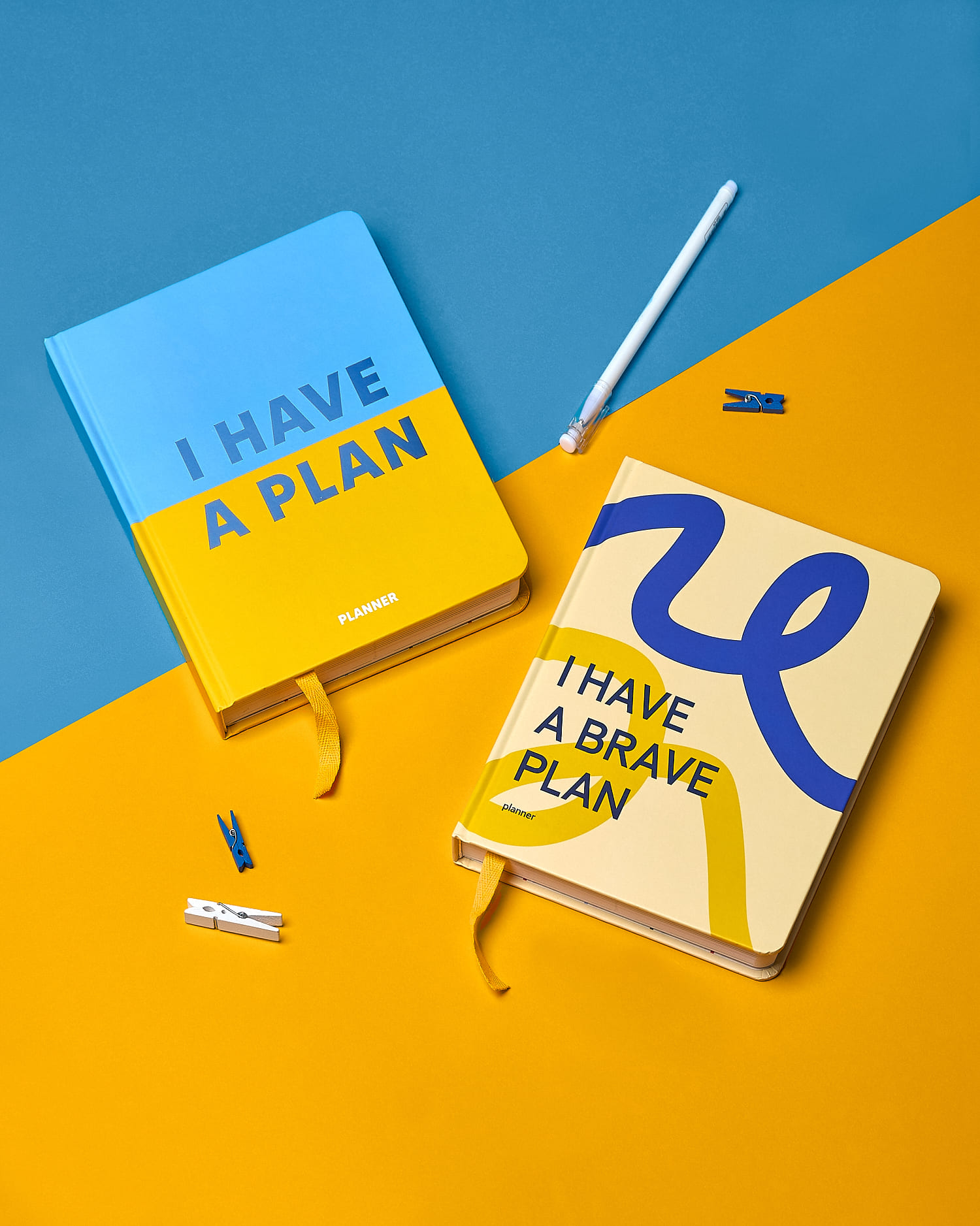 Блокнот для планирования "I HAVE A PLAN" голубовато-желтый, orner-2051 5