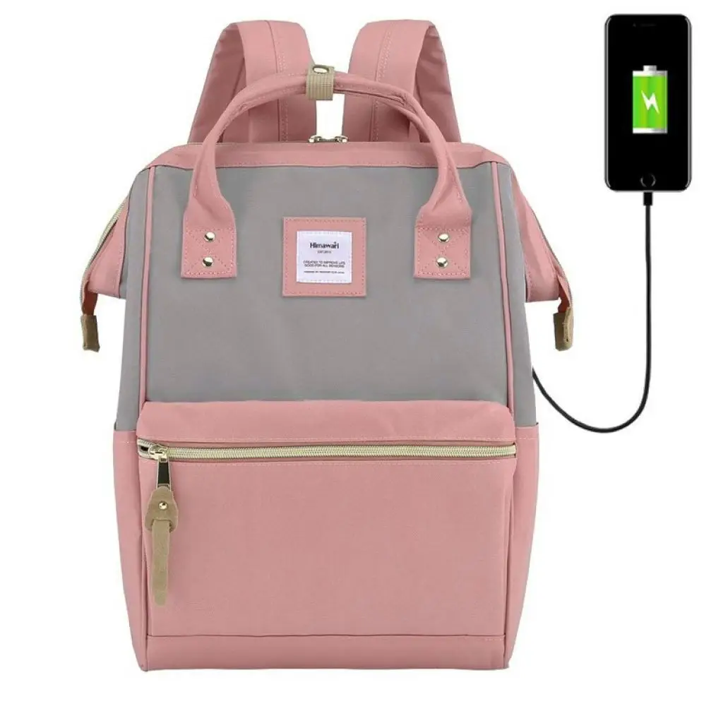 Рюкзак 9001-12 Pink/Grey, Himawari 1