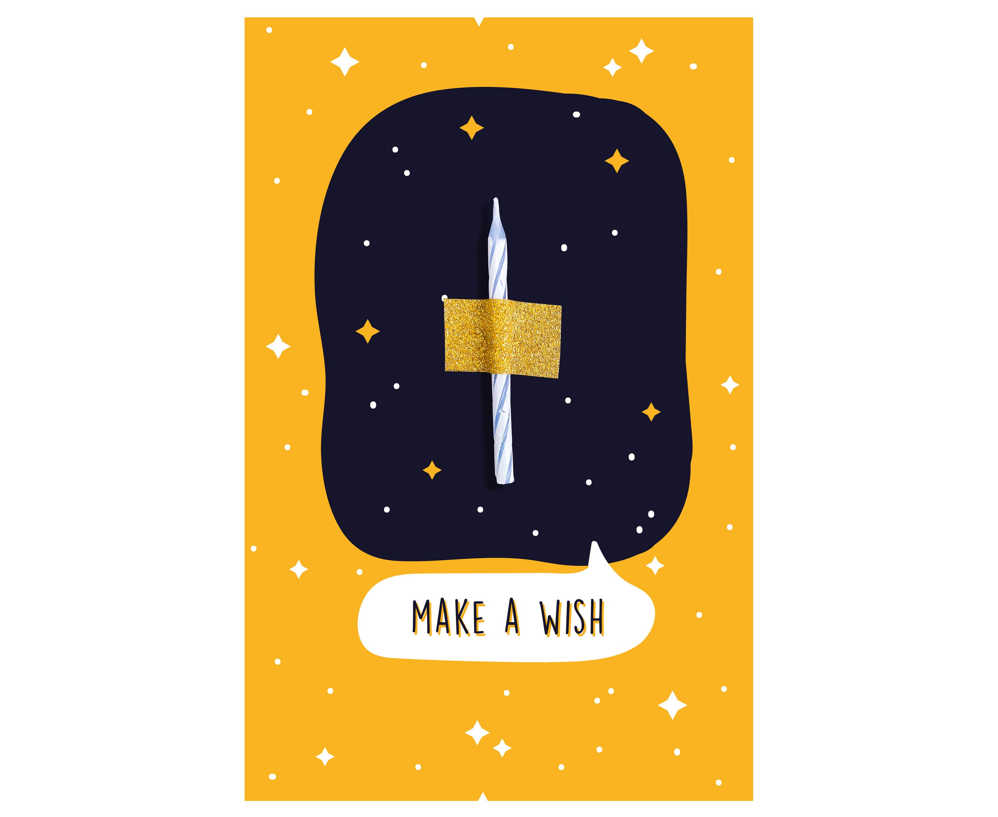 Листівка "Make a wish", PDK2245