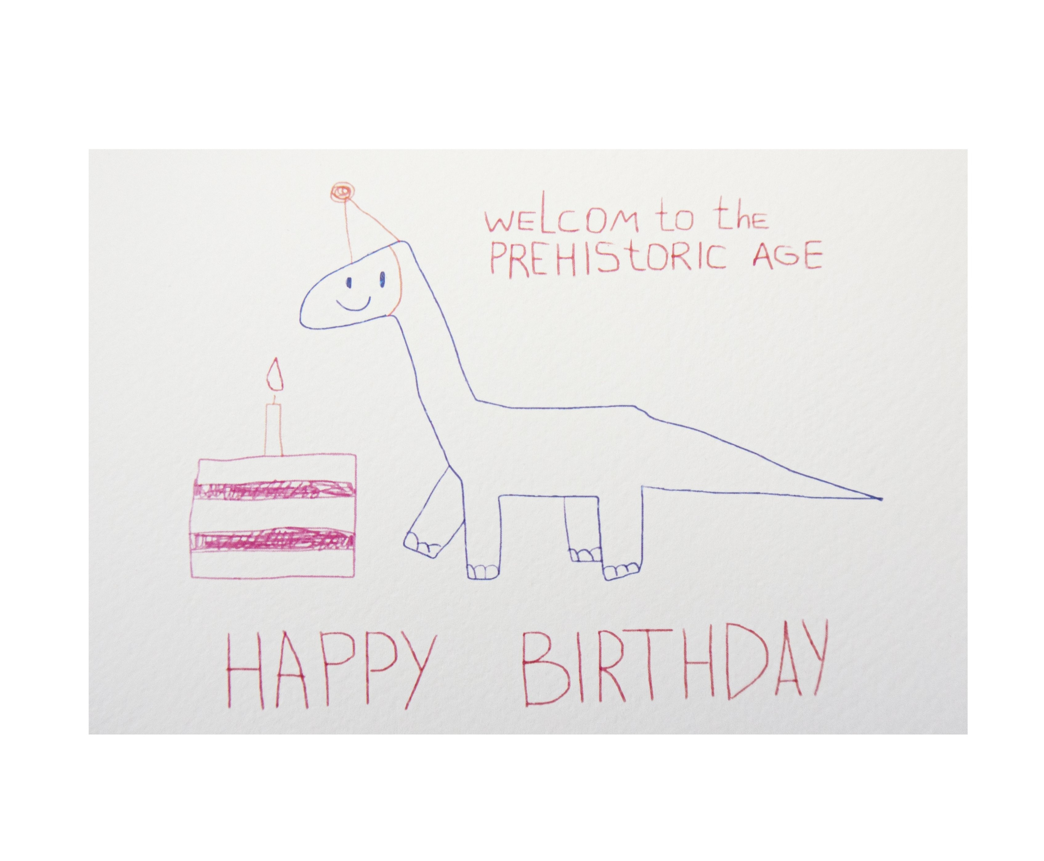 Открытка "Welcome to the prehistoric age", PDK2264