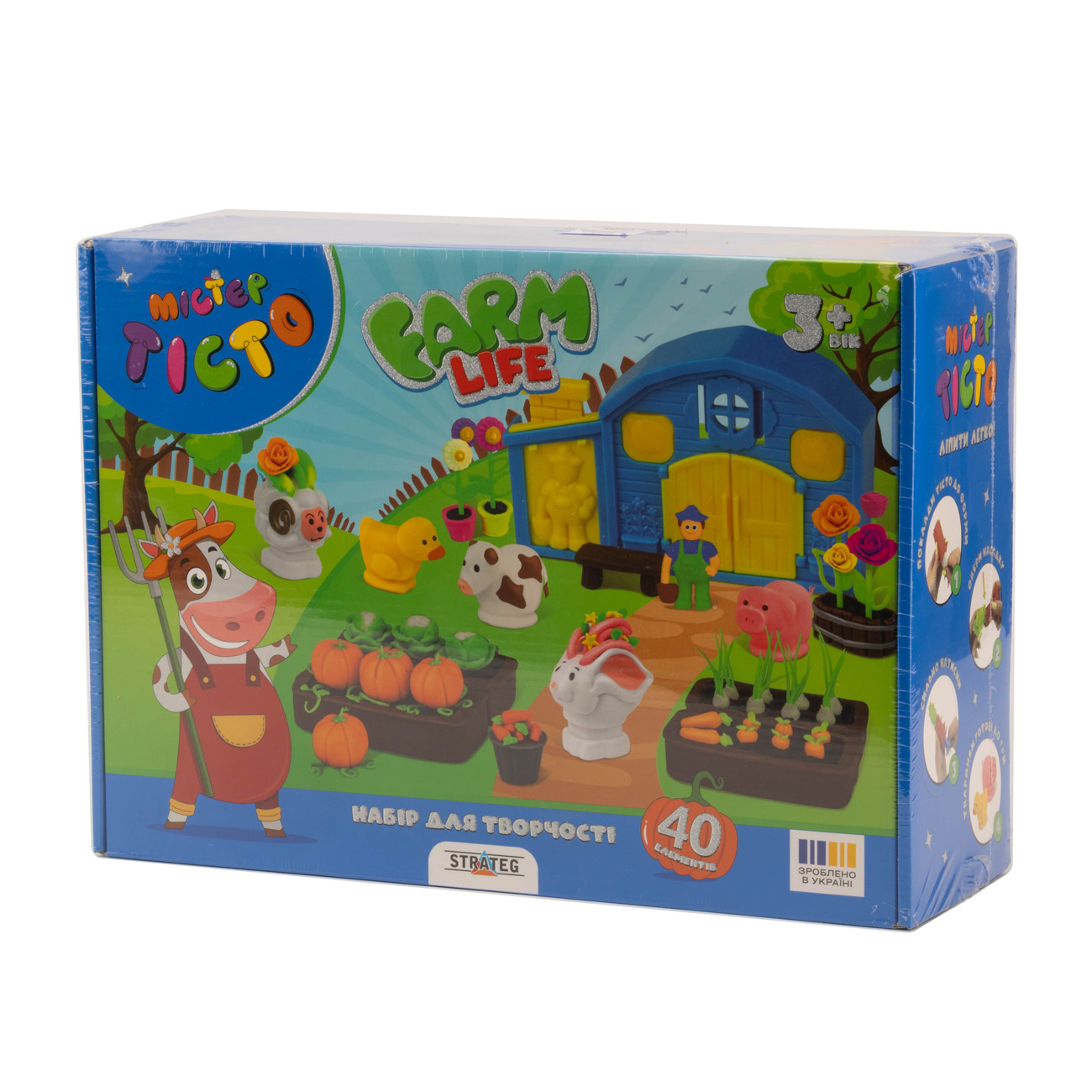 Набір для творчості Містер тісто Farm Life, 41039, ТМ "Strateg" 2