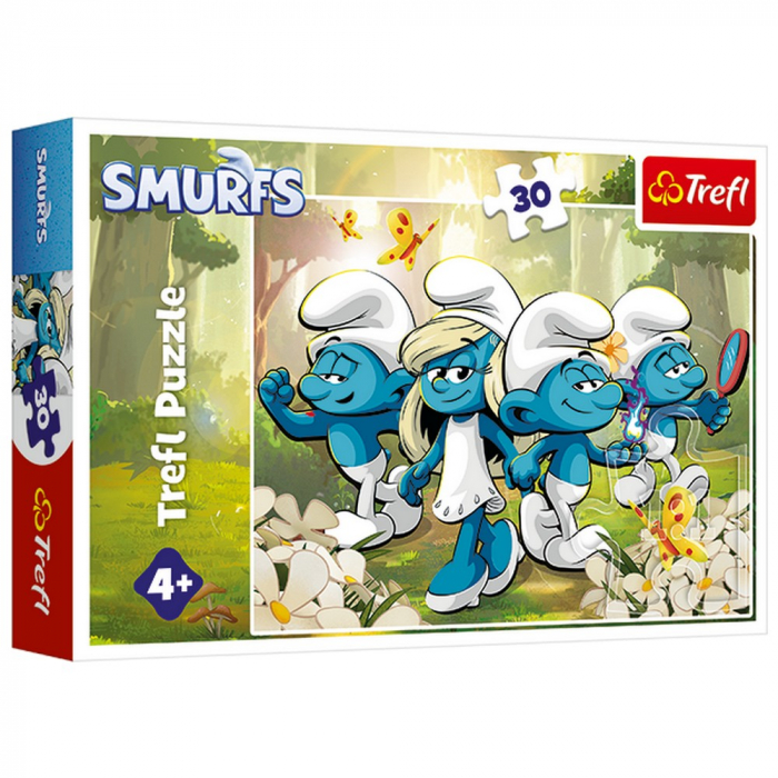 Пазли "30" - The Smurfs Пригоди смурфіків, 83177, Trefl