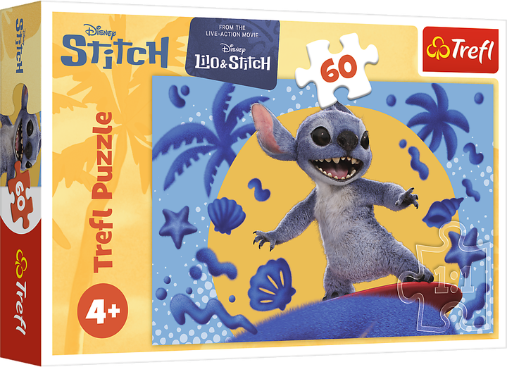 Пазл "60" - Disney Stitch The Movie День зі Стічем, 74076, Trefl