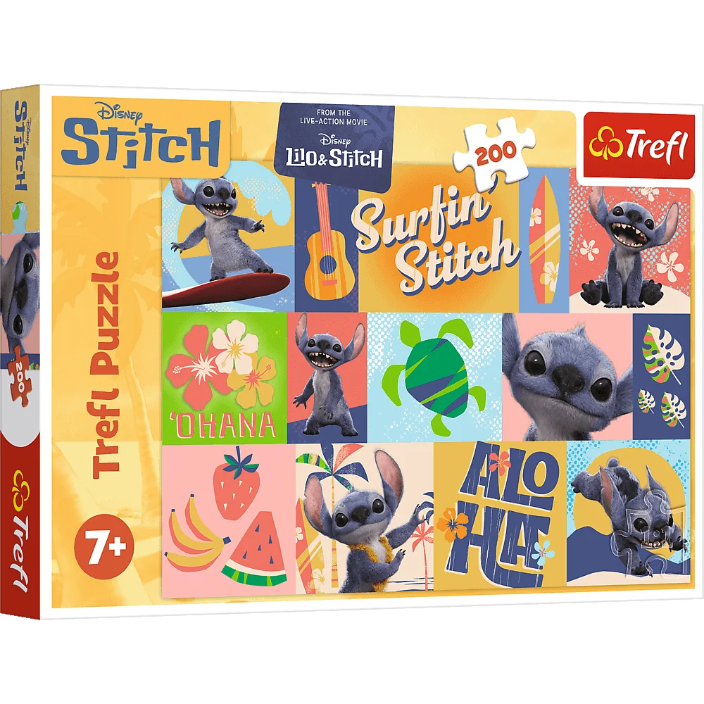 Пазл "200" - Disney Stitch The Movie Пригоди на Гаваях, 33318, Trefl