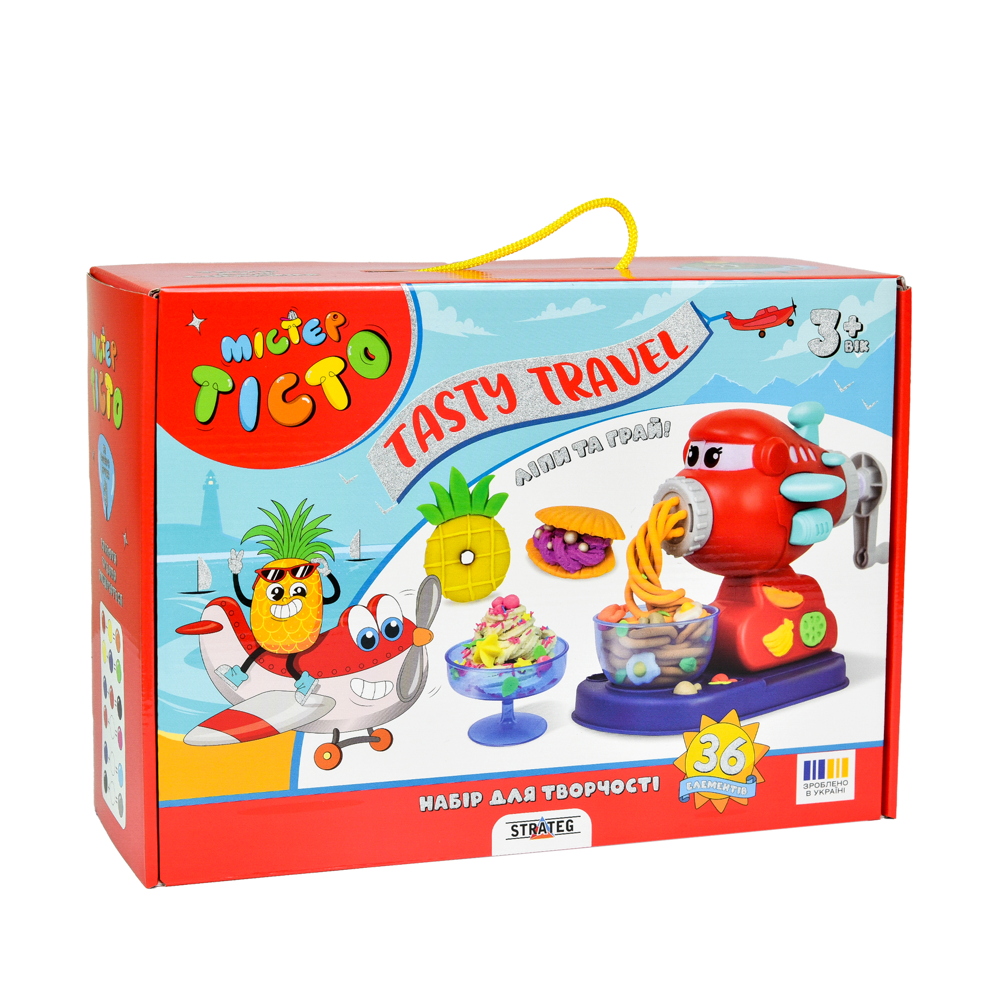 Набір для творчості Містер тісто Tasty travel, 41038, ТМ "Strateg"
