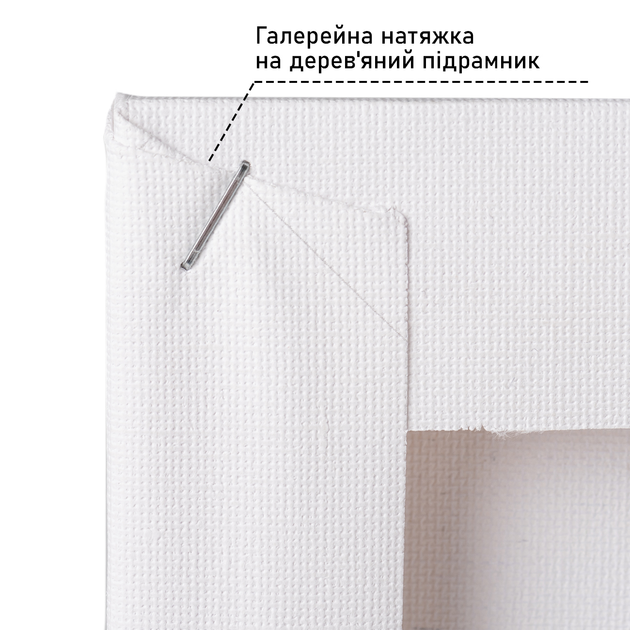 Полотно на подрамнике SANTI, треугольное равнобедренное, 35*35*49,5 см, 955432 1