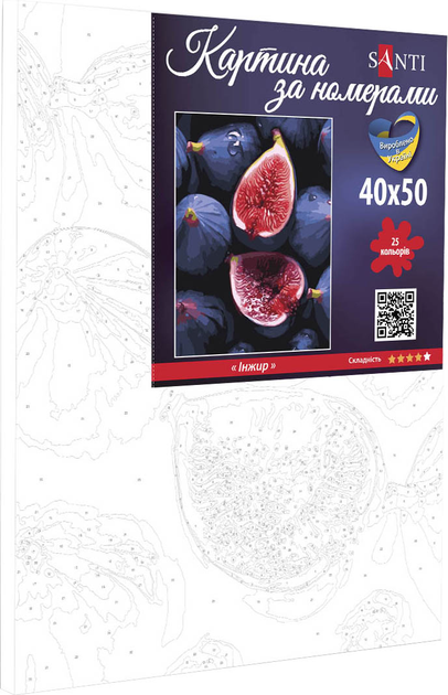 Картина по номерам 40*50 см "Инжир", 954760 Santi 1