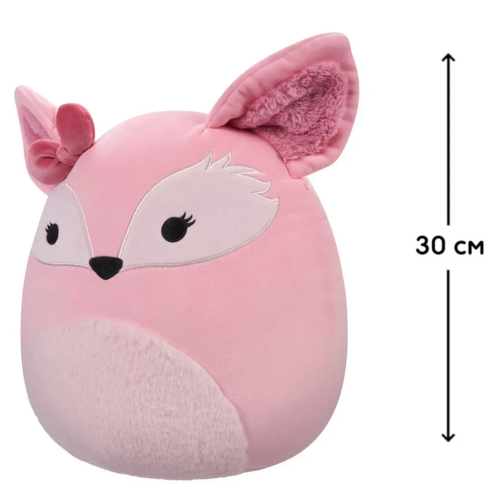 Мягкая игрушка SQUISHMALLOWS – ЛИСА ФЕНЕК МИРАКЛ, 30 см, SQCR05432 1