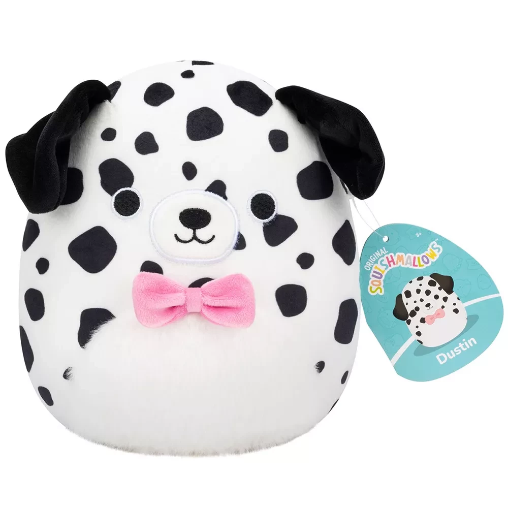 Мягкая игрушка SQUISHMALLOWS - ДАЛМАТИНЕЦ ДАСТИН, 19 см, SQCR07942 6