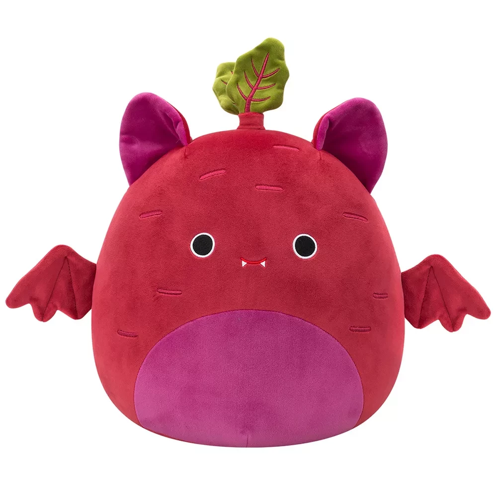 Мягкая игрушка SQUISHMALLOWS - ЛЕТУЧАЯ МЫШЬ-СВЕКЛА РОМУЛУС, 30 см, SQCR07966
