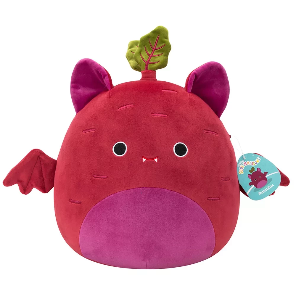 Мягкая игрушка SQUISHMALLOWS - ЛЕТУЧАЯ МЫШЬ-СВЕКЛА РОМУЛУС, 30 см, SQCR07966 6