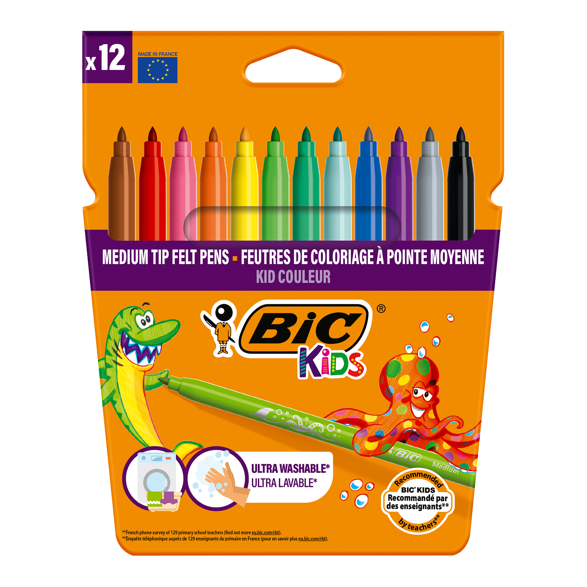 Фломастери 12 кол. Кіd-couleur (2727) bc9202932 Bic