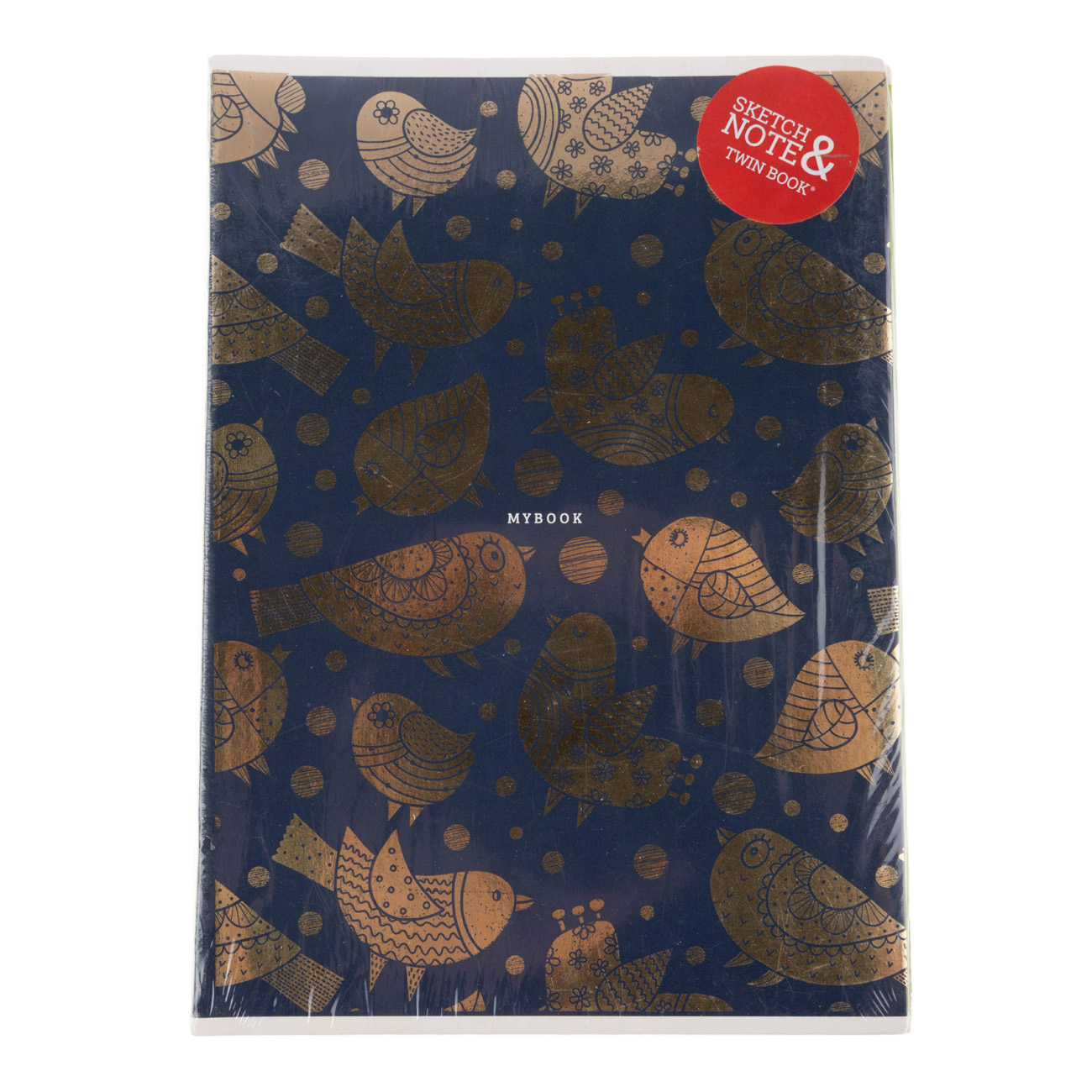Комплект із 2-х зошитів А5 40 арк. "TwinBook", лін.-нелін, металізац скоба (2624) 2