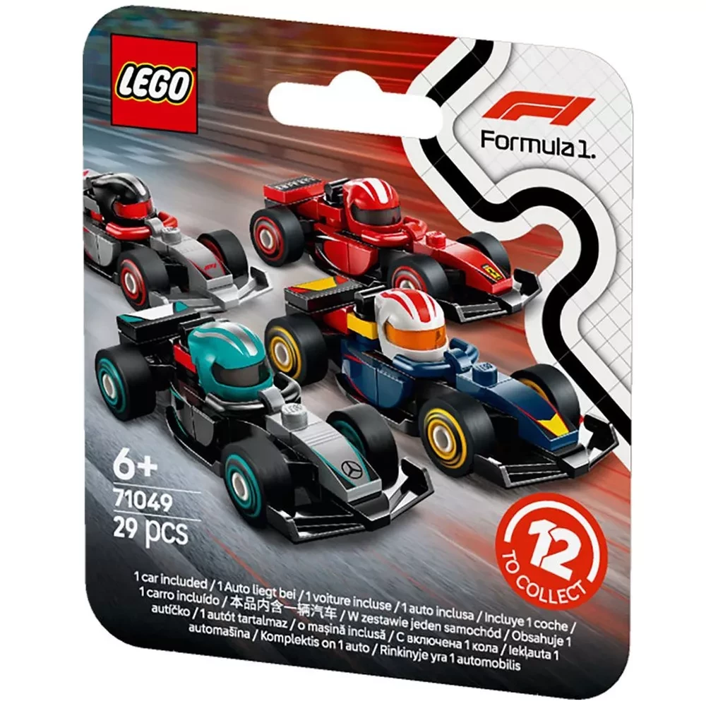 Конструктор Lego Formula 1 "Колекційні автомобілі для перегонів F1®", 71049