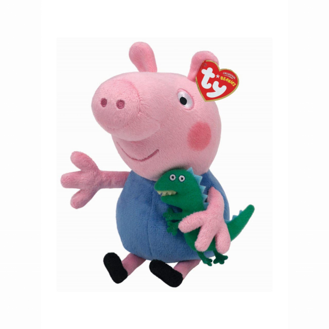 Іграшка м’яка TY Peppa Pig "Джордж" 15 см, 46130