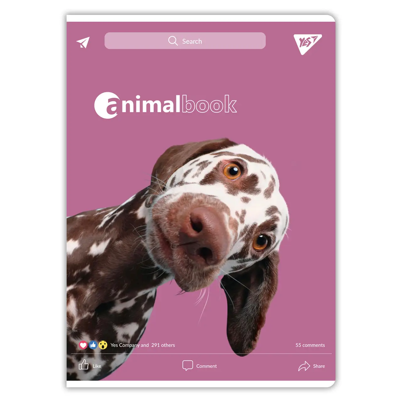 Зошит А4 48 кл. YES "Animalbook" гібрид, 682002 3