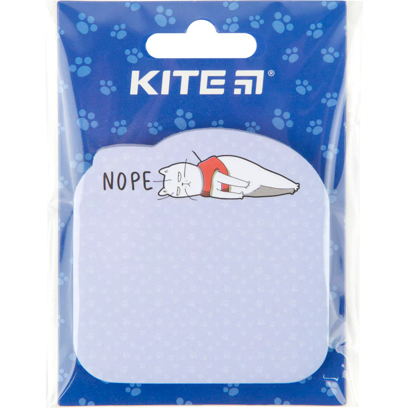 Блок бумаги 70*70 мм, 50 л, клейкий слой, Nope cat, K22-298-1 1