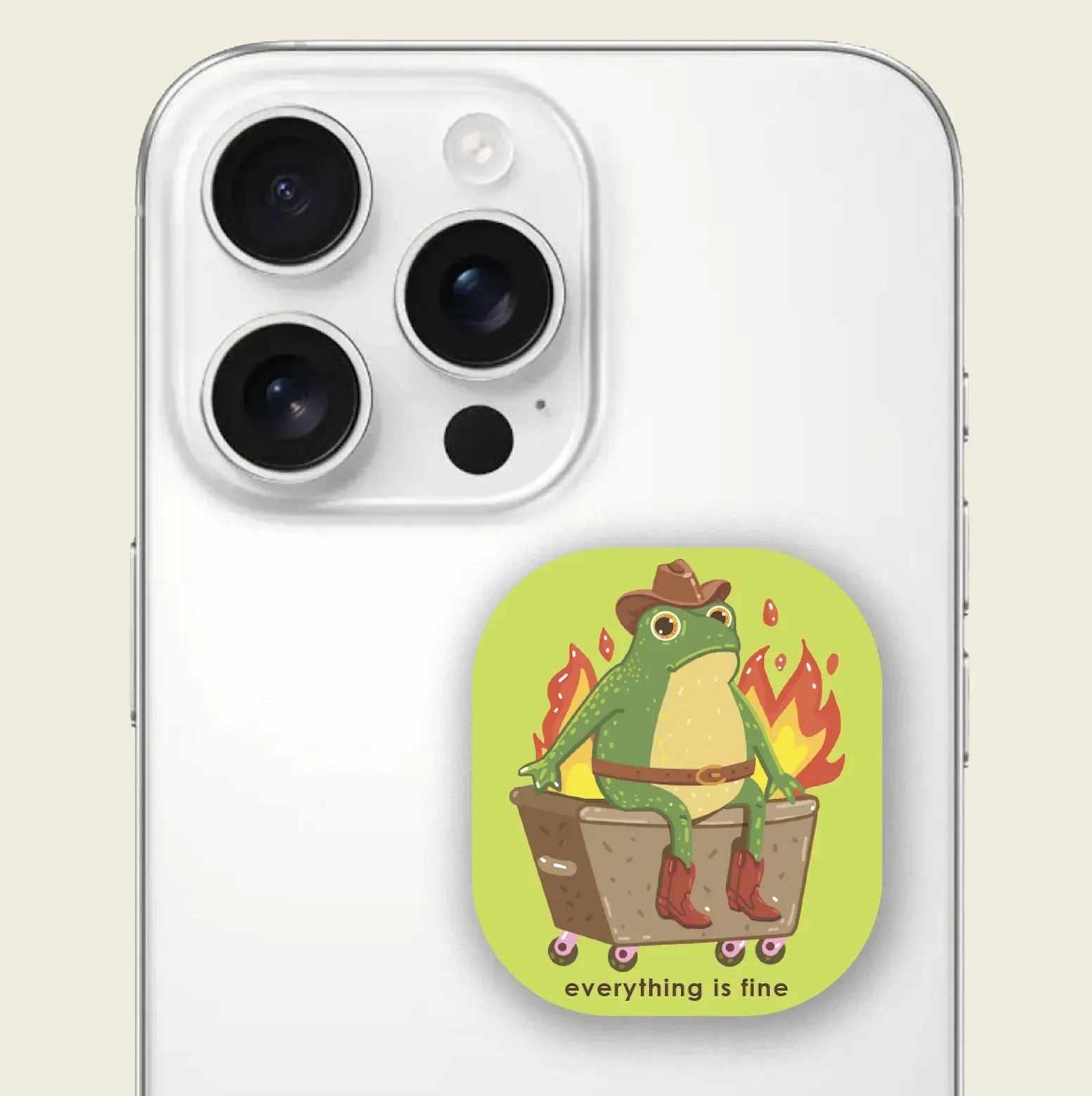 Стікер 3D "Everything is fine" Cobart