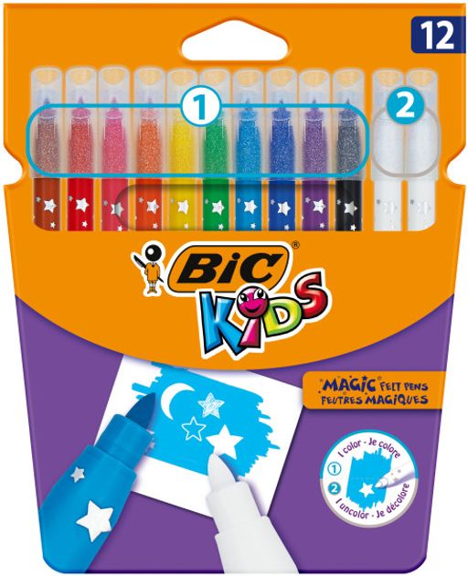 Фломастеры 12 кол. Kids Magic, bc9202962, Bic