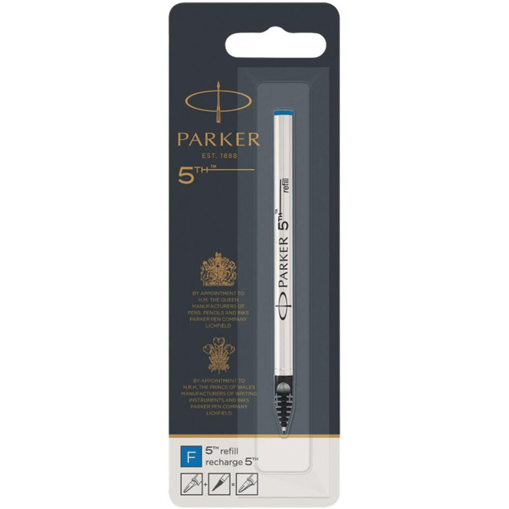 Стрижень Parker 5TH син F, блістер, 10 651BLU1