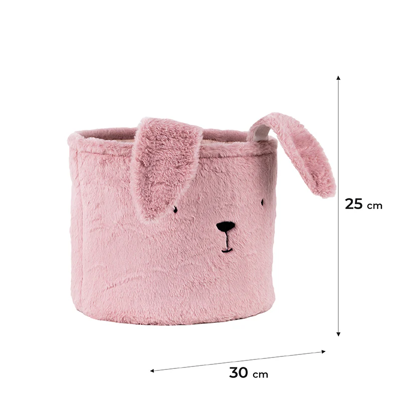 Кошик для зберігання, плюшевий, 3100 Lovely Rabbit 30*25 см, K24-3100M-1 2