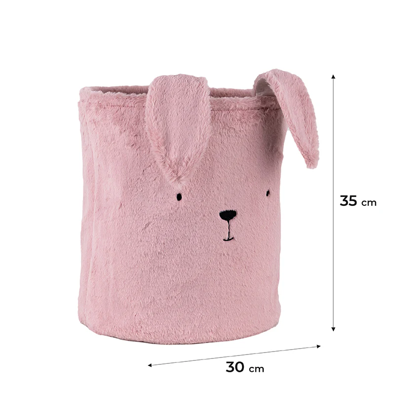 Кошик для зберігання, плюшевий, 3100 Lovely Rabbit 30*35 см, K24-3100L-1 2