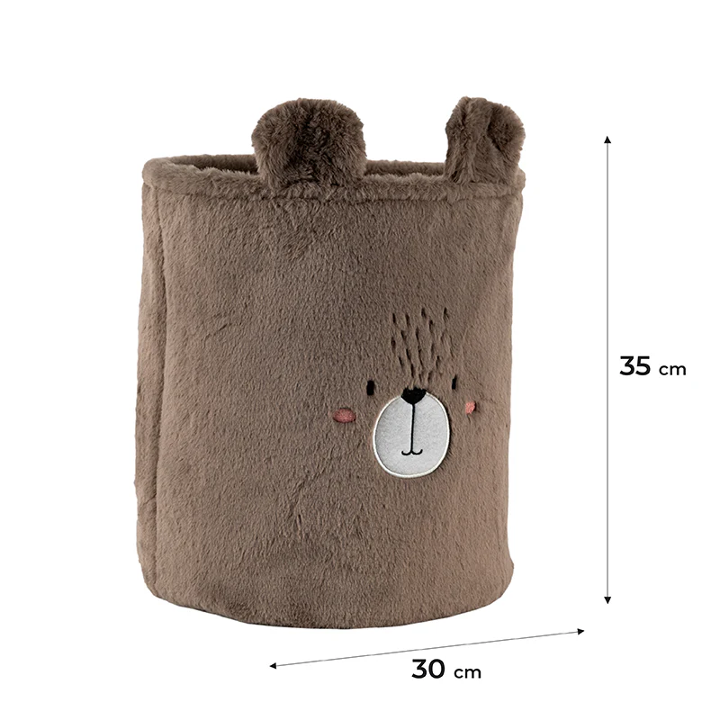 Кошик для зберігання, плюшевий, 3100 Sweet Bear 30*35 см, K24-3100L-3 2