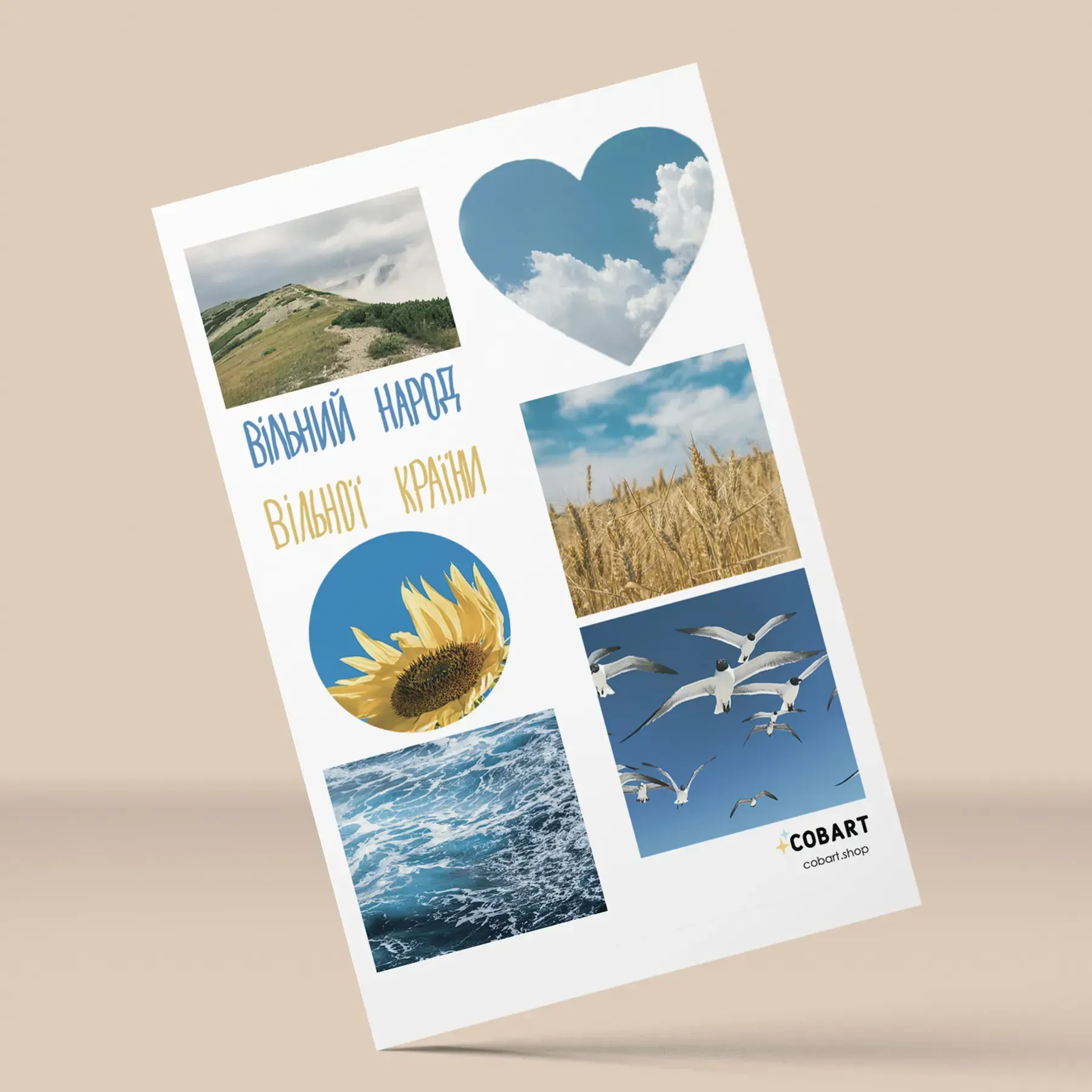 Вініловий стікерпак А6 "Ukrainian dreams" Cobart