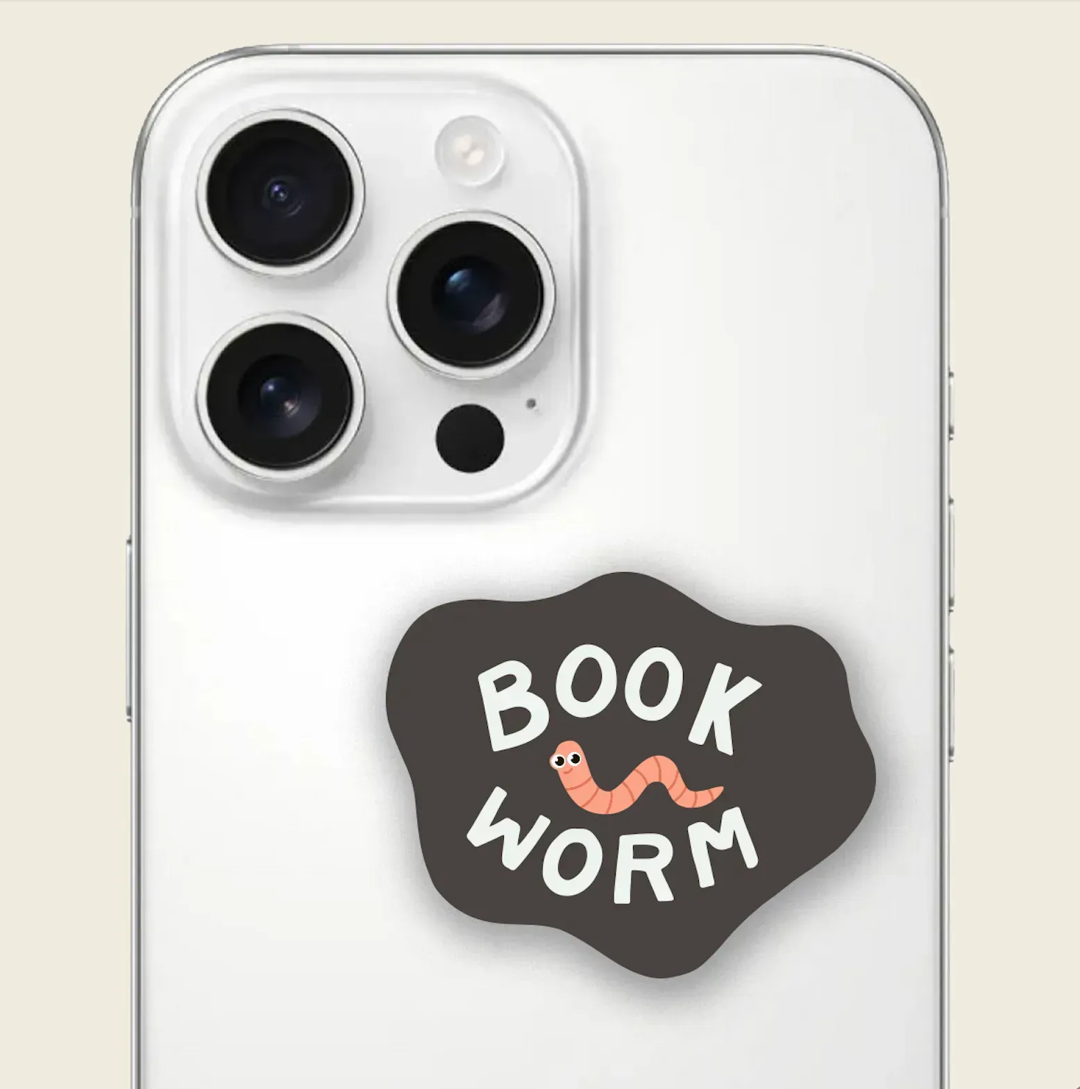 Стікер 3D "Book worm" Cobart