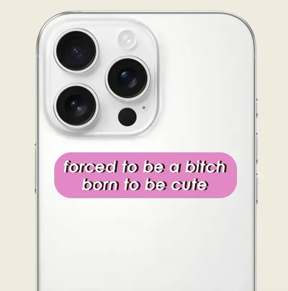 Стікер 3D "Born to be cute" Cobart