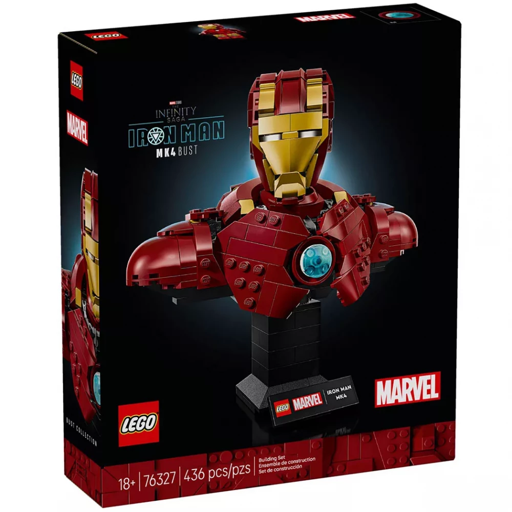 Конструктор Lego Marvel "Бюст Залізної Людини MK4", 76327